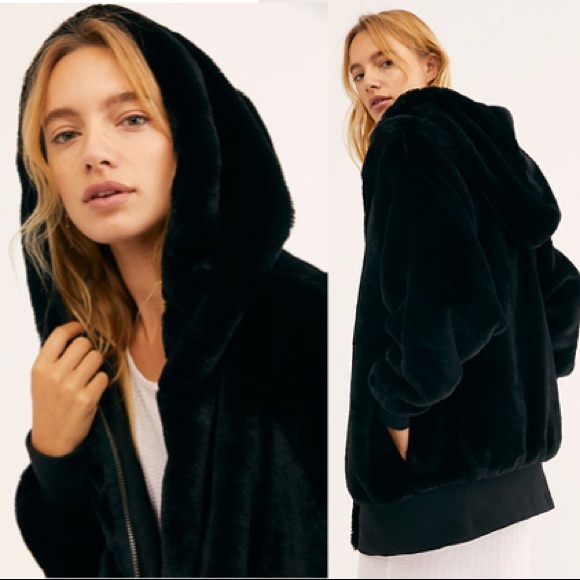 FREE PEOPLE Turn Up Zip Off Hoodie Jacket NWT SM    RARE - Picture 2 of 15